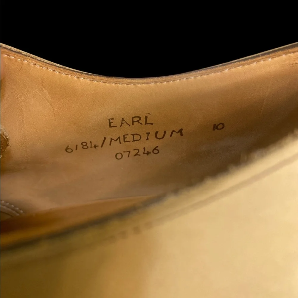 CHEANEY DERBY LEATHER SHOES SIZE 10